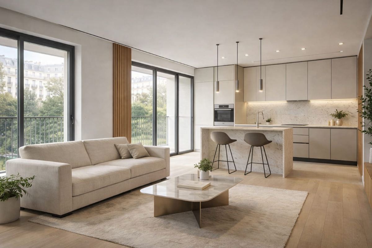 Appartement 2 pièces Bis neuf à Fontenay-sous-Bois — résidence Le 61, ambiance non contractuelle
